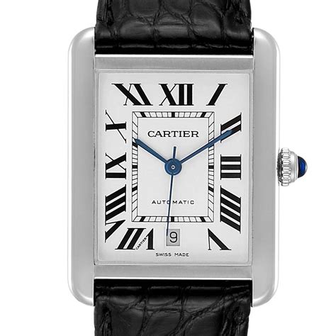 cartier mens watches cheap|stainless steel cartier watch men's.